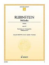 Anton Grigorjewitsch Rubinstein Notenblätter Melodie op. 3/1