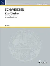 Benjamin Schweitzer Notenblätter Klar/Obskur
