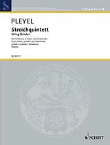Ignaz Joseph Pleyel Notenblätter Streichquintett g-Moll BEN 272