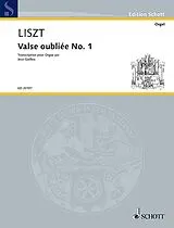 Franz Liszt Notenblätter Valse oubliée No. 1
