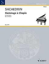 Rodion Konstantinov Shchedrin Notenblätter Hommage a Chopin pour