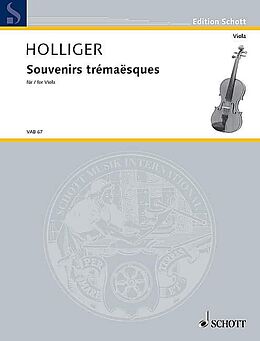 Heinz Holliger Notenblätter Souvenirs trémaësques