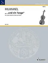Bertold Hummel Notenblätter und ein Tango