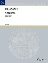 Bertold Hummel Notenblätter Adagietto op. 75d