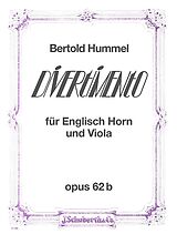 Bertold Hummel Notenblätter Divertimento op. 62b