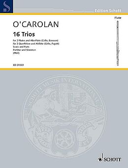 Turlough O'Carolan Notenblätter 16 Trios