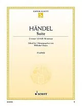 Georg Friedrich Händel Notenblätter Suite d-Moll HWV437