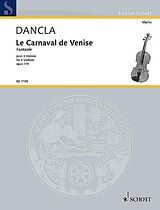 Jean Baptiste Charles Dancla Notenblätter Le Carneval de Venise op.119