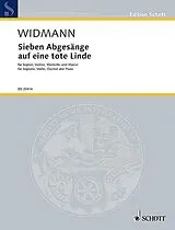 Jörg Widmann Notenblätter Sieben Abgesänge auf eine tote Linde