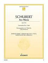 Franz Schubert Notenblätter Ave Maria op.52,6