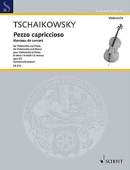Peter Iljitsch Tschaikowsky Notenblätter Pezzo capriccioso h-Moll op.62