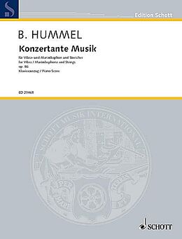 Bertold Hummel Notenblätter Konzertante Musik op.86