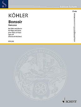 Ernesto Köhler Notenblätter Bonsoir op. 29