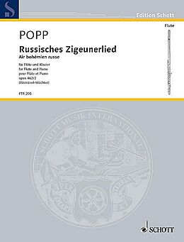 Wilhelm Popp Notenblätter Russisches Zigeunerlied op.462,2