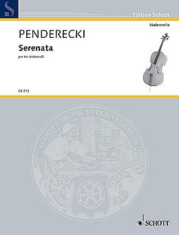 Krzysztof Penderecki Notenblätter Serenata