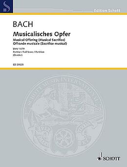 Johann Sebastian Bach Notenblätter Musikalisches Opfer BWV 1079