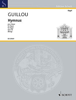 Jean Guillou Notenblätter Hymnus op. 72