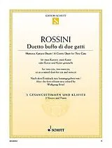 Gioacchino Rossini Notenblätter Duetto buffo di due gatti