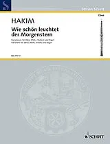 Naji Hakim Notenblätter Variationen über Wie schön leuchtet der Morgenstern