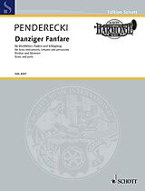 Krzysztof Penderecki Notenblätter Danziger Fanfare