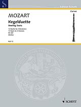 Wolfgang Amadeus Mozart Notenblätter Kegelduette KV 487