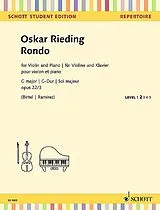 Oskar Rieding Notenblätter Rondo G-Dur op.22,3