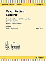 Oskar Rieding Notenblätter Concerto h-Moll op.35