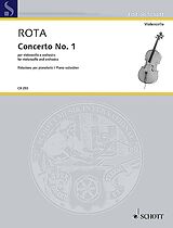 Nino Rota Notenblätter Konzert Nr.1