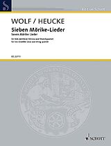 Hugo Wolf Notenblätter 7 Mörike-Lieder