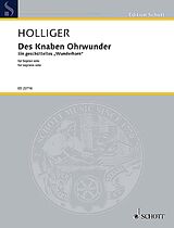 Heinz Holliger Notenblätter Des Knaben Ohrwunder