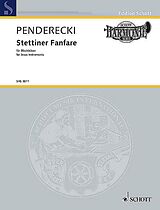 Krzysztof Penderecki Notenblätter Stettiner Fanfare