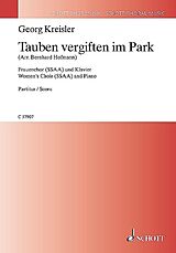 Georg Kreisler Notenblätter Tauben vergiften im Park