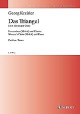 Georg Kreisler Notenblätter Das Triangel
