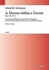 Alwin Michael Schronen Notenblätter A Dream within a Dream