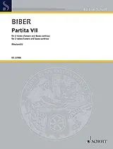 Heinrich Ignaz Franz von Biber Notenblätter Partita Nr.7