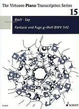 Johann Sebastian Bach Notenblätter Fantasie und Fuge g-Moll BWV542