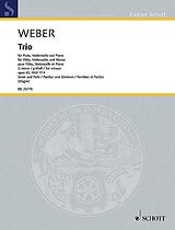 Carl Maria von Weber Notenblätter Trio g-Moll op. 63 WeV P.14