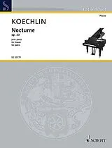 Charles Louis Eugene Koechlin Notenblätter Nocturne op.33