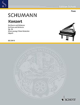 Robert Schumann Notenblätter Konzert a-Moll op. 54