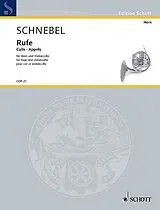 Dieter Schnebel Notenblätter RUFE