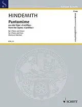 Paul Hindemith Notenblätter Pantomime