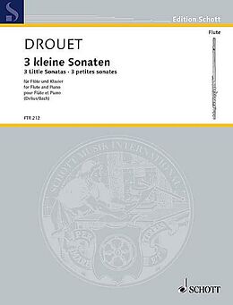 Louis Philipp Drouet Notenblätter 3 kleine Sonaten