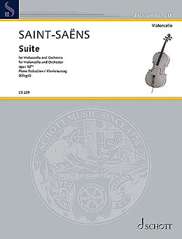 Camille Saint-Saens Notenblätter Suite op.16