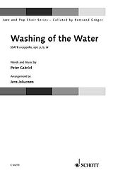 Peter Gabriel Notenblätter Washing of the Water für gem Chor