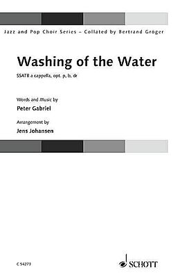 Peter Gabriel Notenblätter Washing of the Water für gem Chor