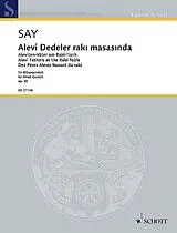 Fazil Say Notenblätter Alevi Dedeler raki masasinda op.35