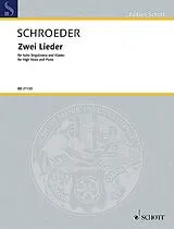 Hermann Schroeder Notenblätter Zwei Lieder