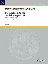 Aribert Reimann Notenblätter Die schönen Augen der Frühlingsnacht