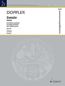 Albert Franz Doppler Notenblätter Sonate Nr.25