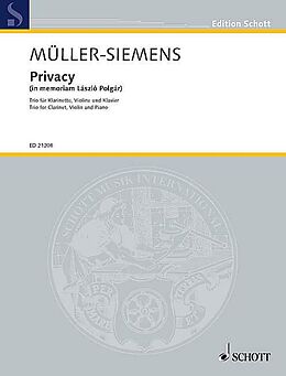 Detlev Müller-Siemens Notenblätter Privacy